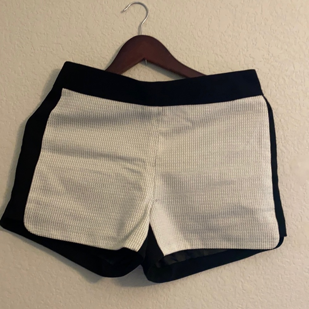 J. Crew White and black shorts. Size 2.